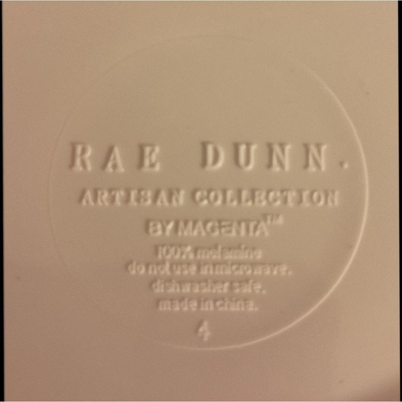 Rae Dunn Melamine Children's Divided‎ Plate "Time For Snacks" H039 - Picture 3 of 3